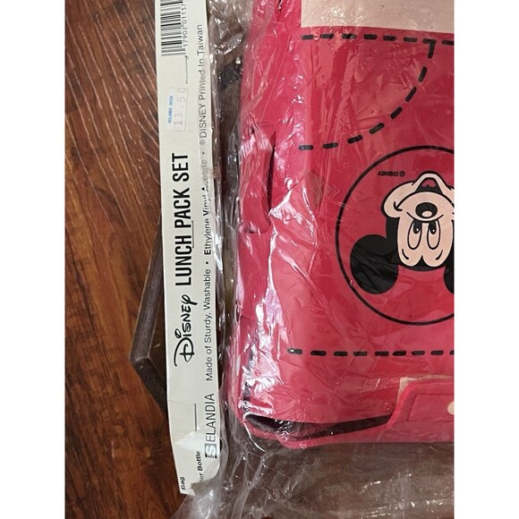 90s Mickey Mouse Lunch Set - Dead Stock - Selandia Red Mickey Shoe - Picture 2 of 5